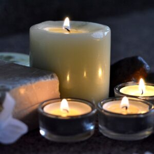 candles, spa, relax